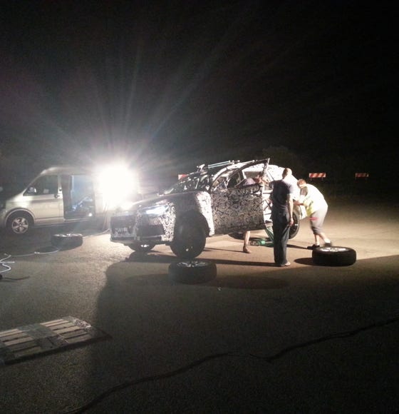 roll over audi q5 nardo nearlyperfect testing np cartesting