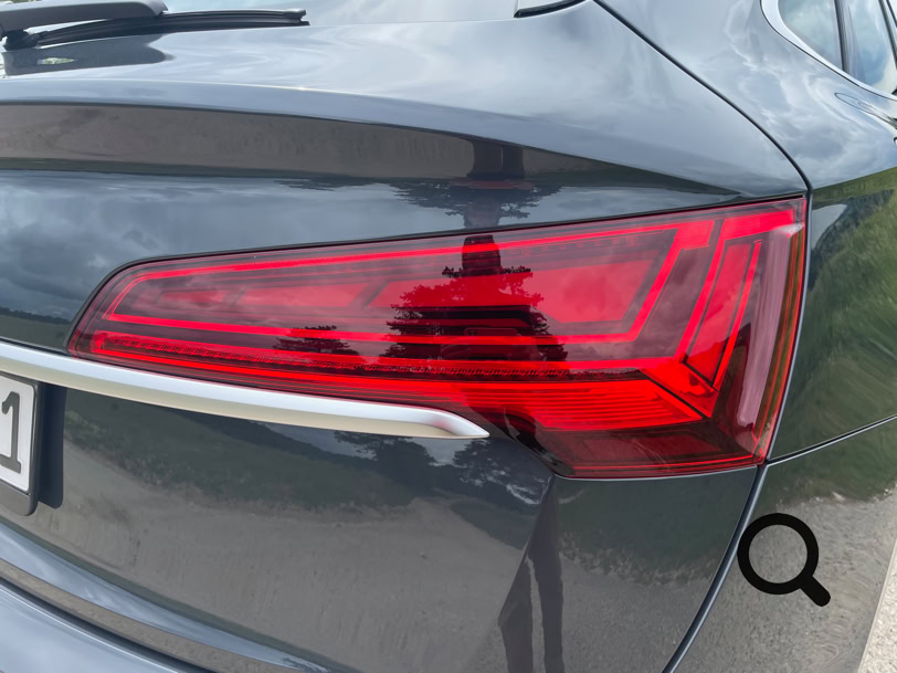 NP TESTING AUDI Q5 SPORTBACK NEARLY PERFECT RÜCKLICHT