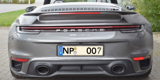 PORSCHE TURBO S CABRIOLET