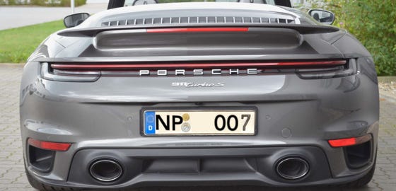 PORSCHE TURBO S CABRIOLET